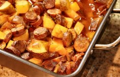 Portuguese Roasted Potatoes with Chouriço Recipe