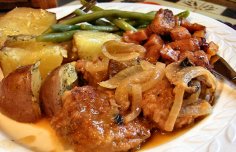 Portuguese Pork Tenderloin with Mushrooms Recipe