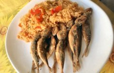 Portuguese Fried Horse Mackerel with Rice Recipe