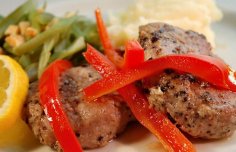 Portuguese Pork with Red Peppers