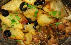 Portuguese Roasted Potatoes with Olives