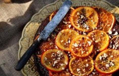 Portuguese Honey, Orange and Hazelnut Cake