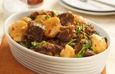 Portuguese Style Beef and Yam Stew