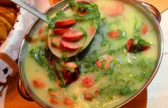 Portuguese Caldo Verde with Smoked Linguiça Recipe