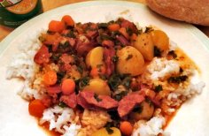 Portuguese Chouriço Stew with Green Beans Recipe