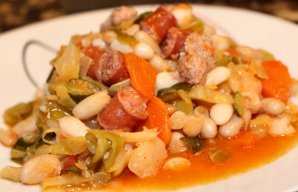 Portuguese Beans & Meat Stew