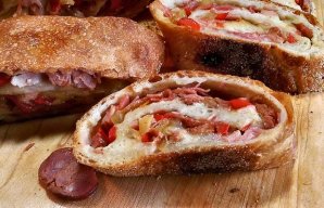 Portuguese Chouriço (Sausage) Bread