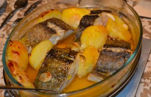 Delicious Portuguese Baked Cod Loins