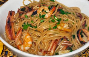 Delicious Portuguese Style Seafood Spaghetti Recipe