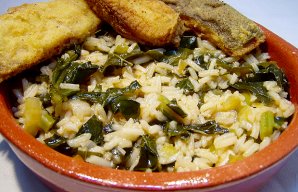 Delicious and Quick Portuguese Kale Rice Recipe