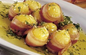 Easy Roasted Bacon and Potatoes with Garlic Recipe