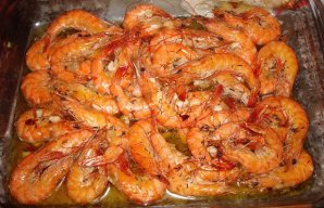 Portuguese Roasted Shrimp