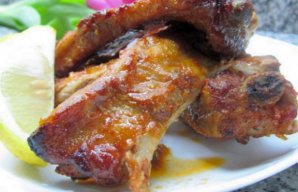 Portuguese Marinated  Roasted Pork Ribs