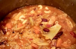 Portuguese Bean Soup with Linguiça