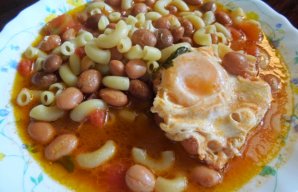 Hearty Portuguese Bean and Pasta Soup Recipe