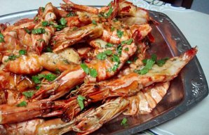 Yum Portuguese Juicy and Spicy Grilled Shrimp Recipe