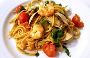 Yum Portuguese Style Seafood Spaghetti Recipe