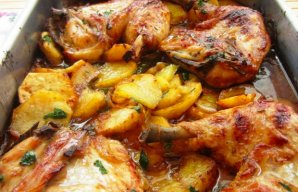 Yummy Portuguese Roast Chicken and Potatoes Recipe