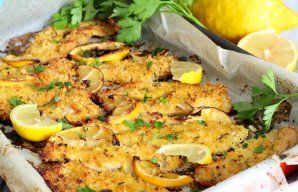 Tasty Roasted Chicken Fillets with Lemon Recipe