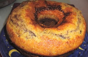 Buttery and Delicious Cocoa Marble Cake Recipe