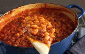 Portuguese Baked Pork & Beans