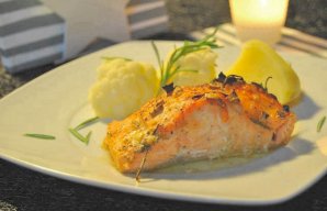 Delicious Oven Baked Salmon with Mustard Recipe