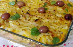 Portuguese Cod Pie (Empadão de Bacalhau)