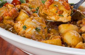 Delicious Portuguese Chicken with Beans Recipe