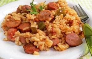 Delicious Portuguese Hot Dog Rice Recipe