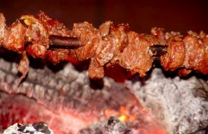 Portuguese Marinated Beef Skewers