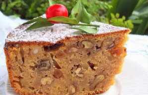 Portuguese Christmas Fruits and Nuts Cake