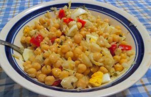 Portuguese Quick Cod and Chickpea Salad Recipe