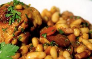 Portuguese Beans with Chicken and Chouriço