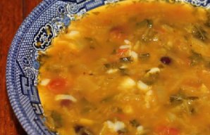 Tasty Portuguese Cabbage and Kale Soup Recipe