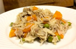 Portuguese Carrot Rice with Tuna