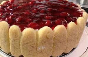 Gorete's No-Bake Cherry Cheesecake