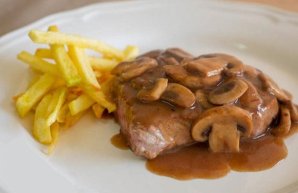 Steaks with Madeira Sauce and Mushrooms Recipe