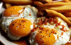 Paula's Portuguese Fried Eggs with Garlic Sauce