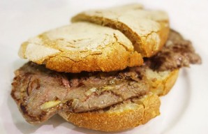 Portuguese Delicious Blade Steak Sandwich