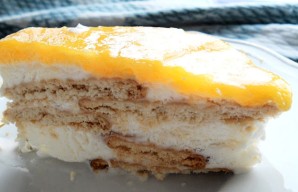 Creamy Portuguese Maria Biscuit Cake