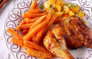 Spicy Portuguese Piri Piri Chicken with Fries Recipe