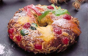 Portuguese Traditional Bolo Rei (King Cake)