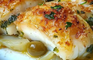 Portuguese Roasted Cod with Potatoes & Olives