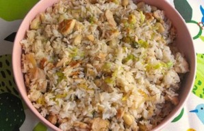 Yum Chicken and Peanut Stir-Fry with Rice Recipe