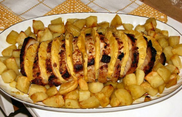 Pineapple Roasted Pork Loin