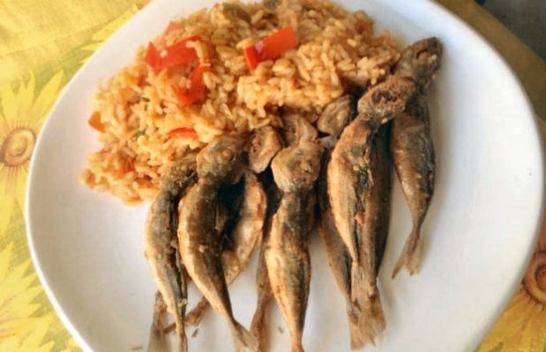 Portuguese Horse Mackerel with Rice