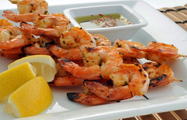 Portuguese BBQ Grilled Shrimp