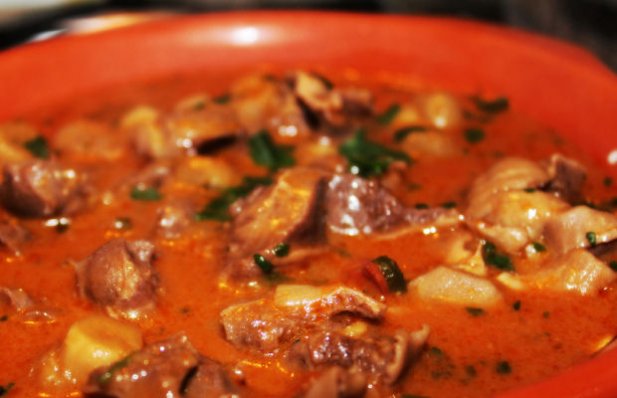 Portuguese Chicken Gizzards (Moelas)