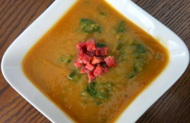 Portuguese Sweet Potato & White Bean Soup