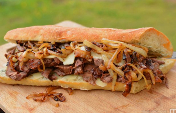 Garlic Steak Sandwich